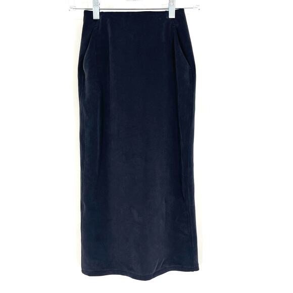 Lululemon Nulu Slim Fit High Rise Skirt Iron Blue Size 0 - Picture 1 of 9